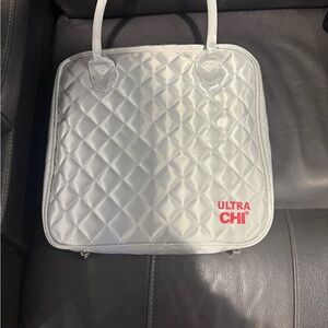 Ultra CHI Silver Hair Styling Bag with Styling Tools